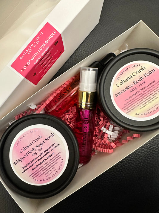 XO With Love Body Care Bundle Scented in Cabana Crush