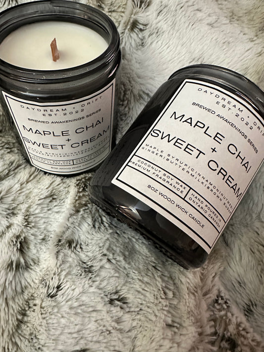 Maple Chai + Sweet Cream 8oz Candle